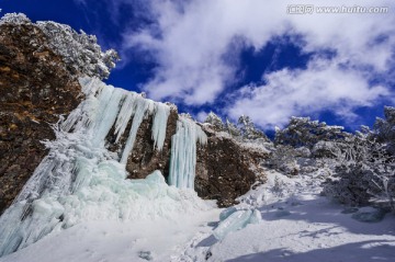 冰瀑 昆明轿子雪山