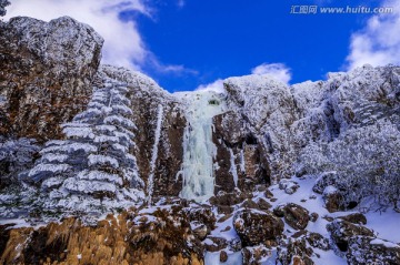 冰瀑 昆明轿子雪山