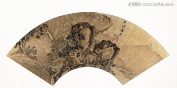 扇子中國(guó)畫(huà)高清