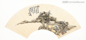 扇子中國(guó)畫(huà)高清