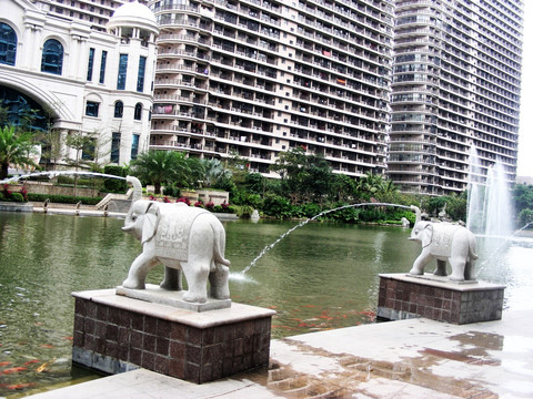 东方 山海湾 小区 建筑摄影