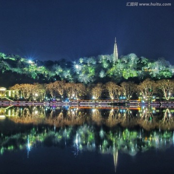 宝石山北山路夜景