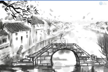 水墨江南