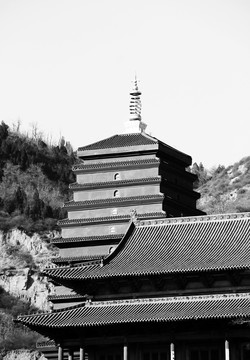 太原 龙泉寺 仿古建筑