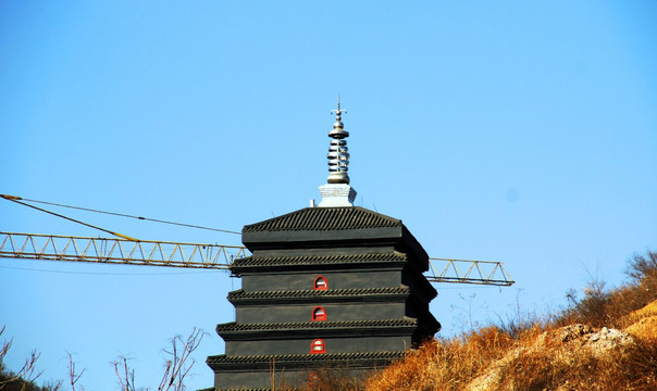 太原 龙泉寺 仿古建筑