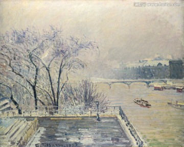 畢沙羅 風(fēng)景油畫（未分層）
