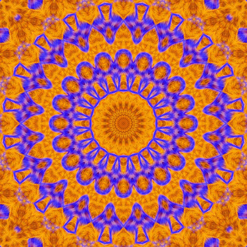 幾何花型拼花