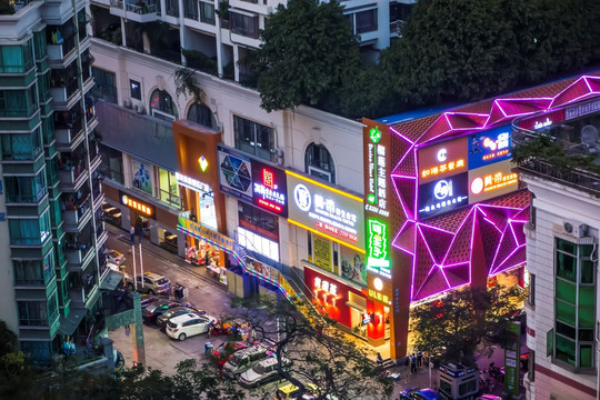 深圳建筑 夜景