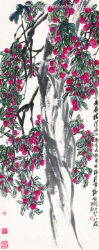 齊白石 桃樹 桃子