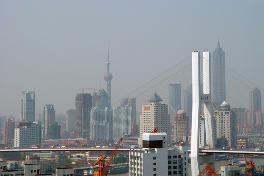 上海南浦大桥 东方明珠塔