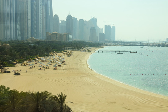 迪拜海滩 海水浴场