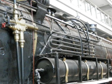 蒸汽机车局部图