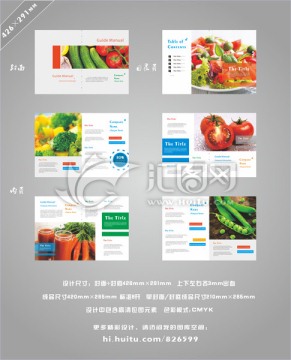 蔬菜画册设计 鲜蔬画册设计