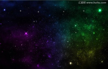 唯美星空 星空背景
