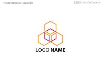 logo设计 立方体