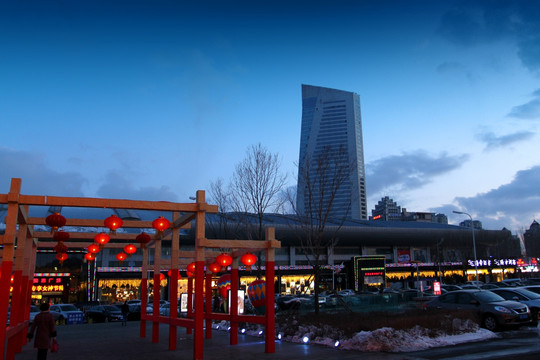 都市风光 亮化 夜景 哈尔滨