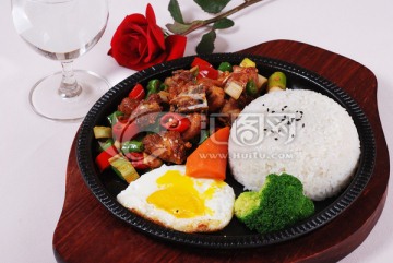 辣子雞丁飯