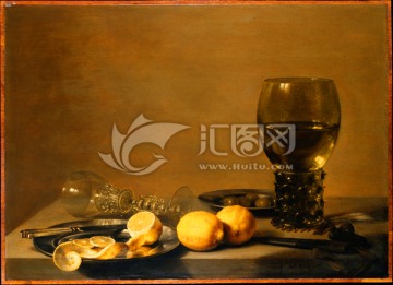 古典花卉靜物油畫(huà)