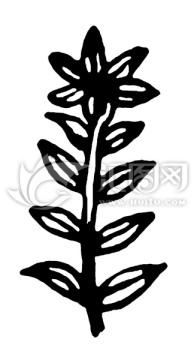 藏傳佛教造像素材 法器 藥樹(shù)枝