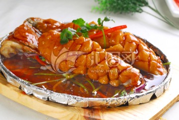 燒汁鱸魚