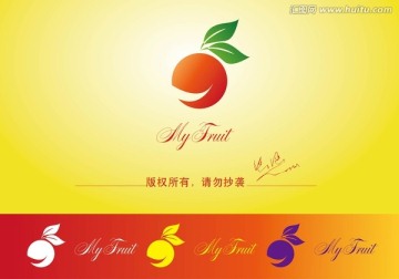 水果logo 蘋果logo