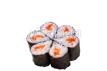 百香蟹籽卷寿司