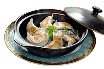 沙锅姜葱煎饺