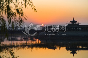 夕阳西下 落日