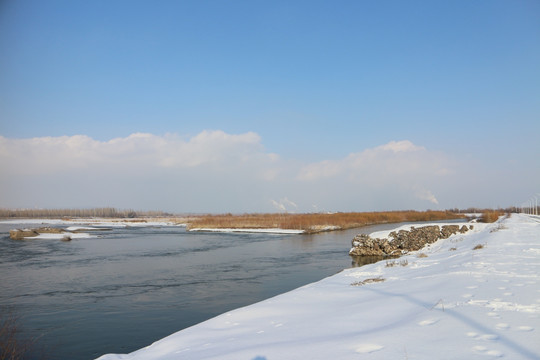 雪岸 河流