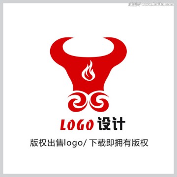 牛头logo 火牛