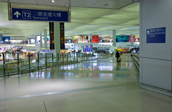 香港机场 候机楼
