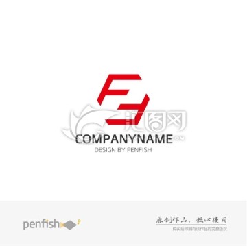 数字2创意LOGO F2组合