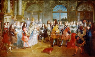 欧洲宫廷人物油画