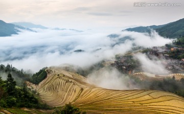 晨曦 龙脊梯田