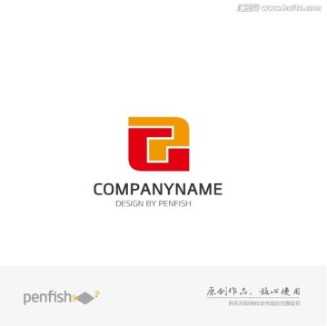 字母PG組合logo