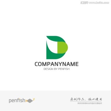 創(chuàng)意logo字母d