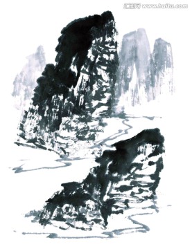 水墨畫素材