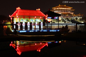 西安大唐芙蓉园夜景