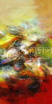 漂亮的抽象油畫(huà)