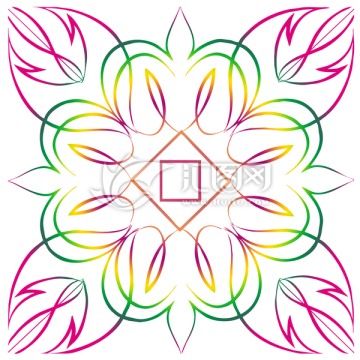 歐式花紋