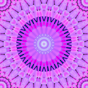 抽象幾何花型