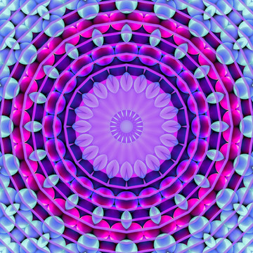 抽象幾何花型
