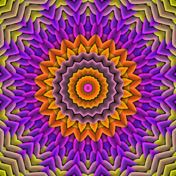 拼花花型