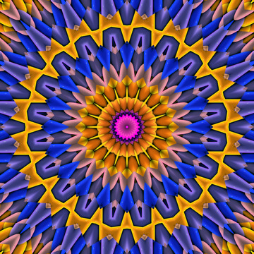 拼花花型