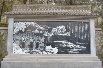 诸葛亮出师壁画