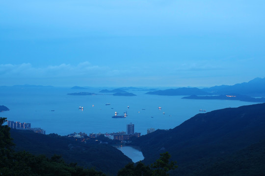 蓝色港湾 风景 香港