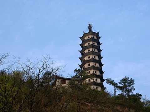 兰溪横山聚利塔全景