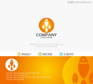魚logo 餐飲logo 標志