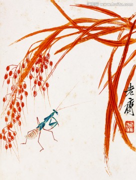 齊白石國畫