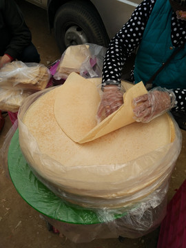 山东煎饼制作